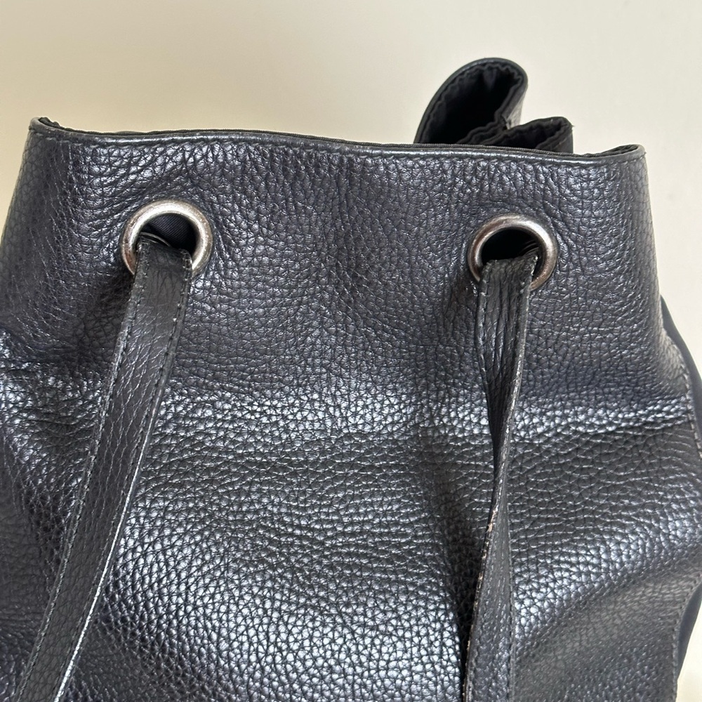 Prada Black Leather Backpack - Picture 11 of 16